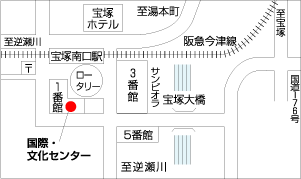 市立国際・文化センターの地図