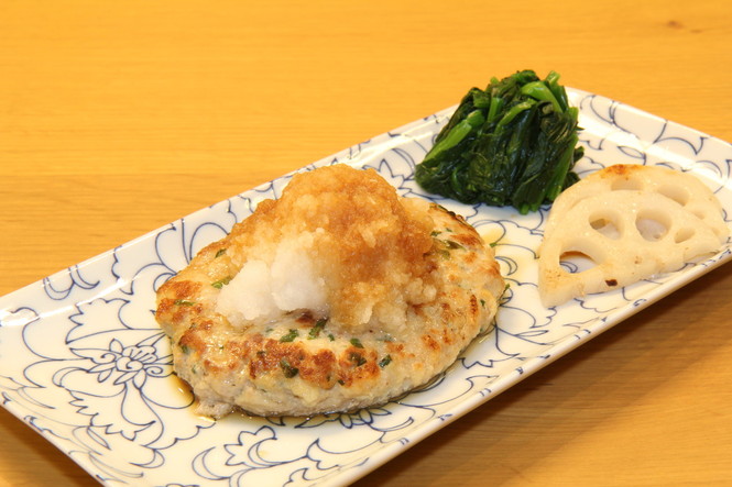 えのきたっぷり和風ハンバーグ