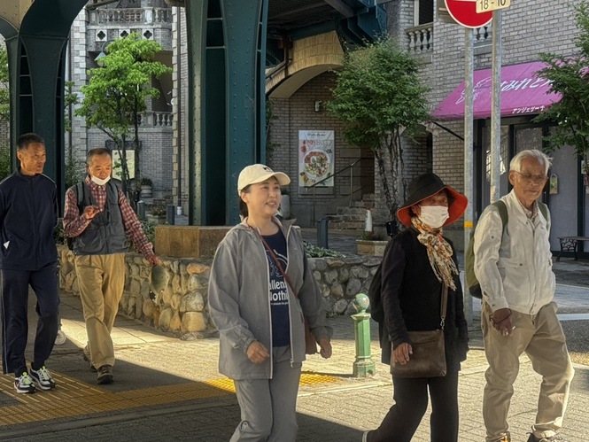 市長も楽しそうに歩いています！