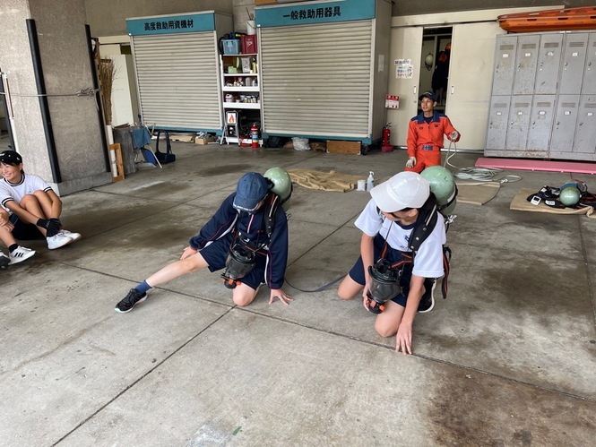 要救助者を検索する訓練